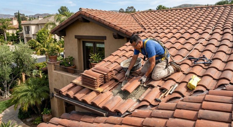 Spanish Tile Roof Repair in Mount Pocono, PA