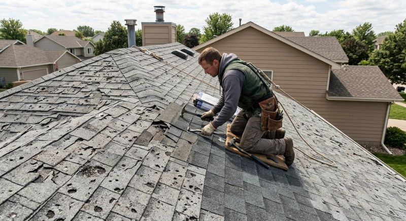 Storm Damage Roof Repair in Bushkill, PA