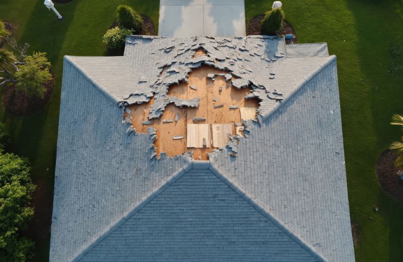 Storm Damage Roof Repair in Effort, PA