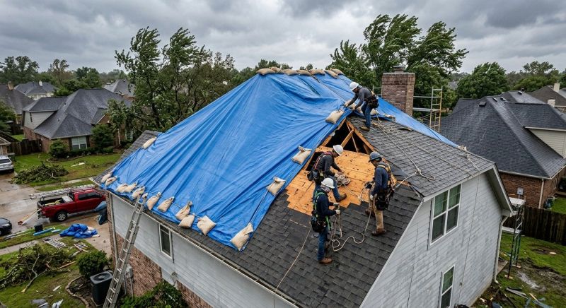 Storm Damage Roof Repair in Mount Pocono, PA
