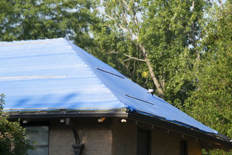 Storm Damage Roof Tarping in Mount Pocono, PA