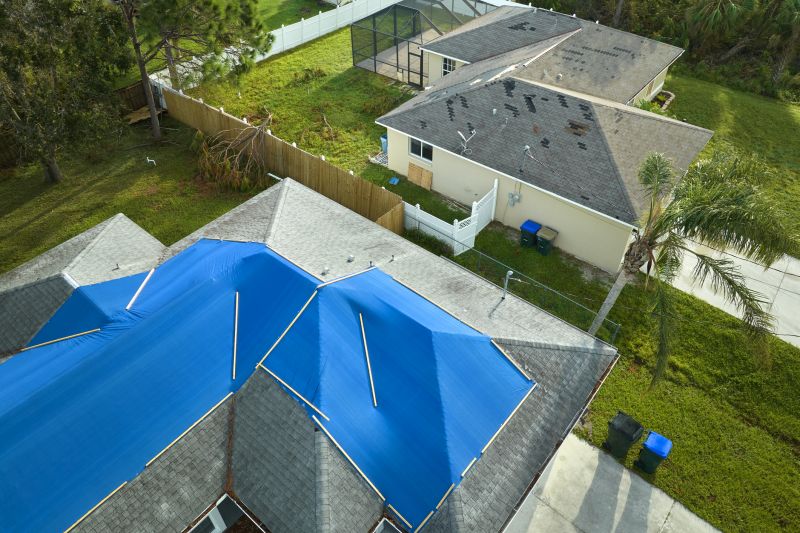 Storm Damage Roof Tarping in Mount Pocono, PA