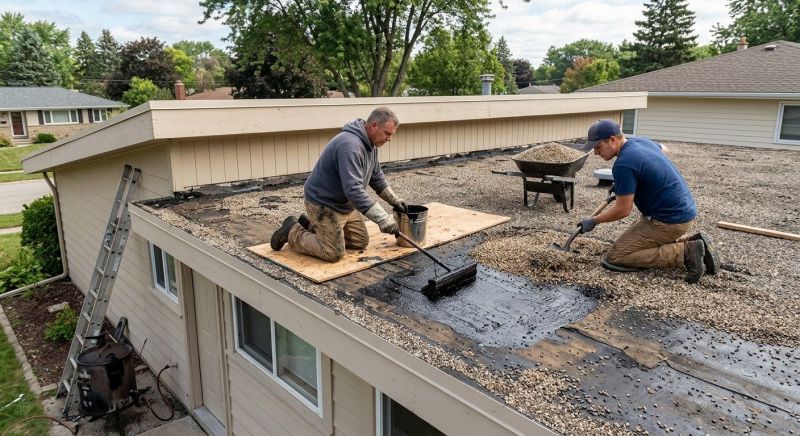Tar And Gravel Roof Repair in Mount Pocono, PA