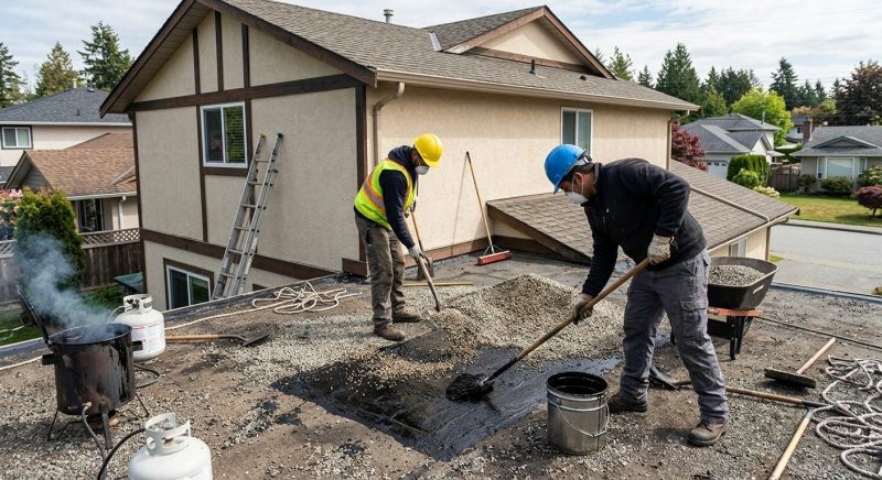 Tar And Gravel Roof Repair in Mount Bethel, PA
