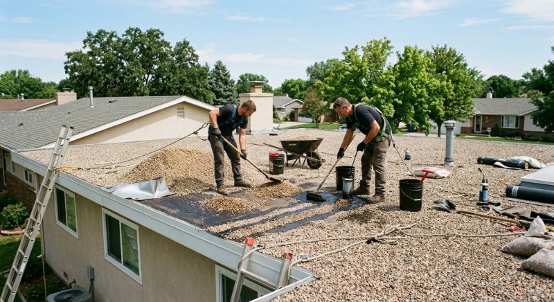 Tar And Gravel Roof Repair in Tobyhanna, PA
