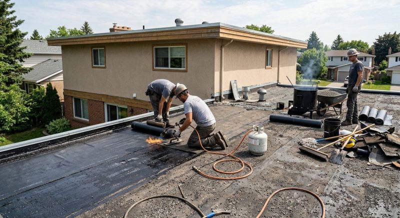 Tar Roof Repair in Bushkill, PA