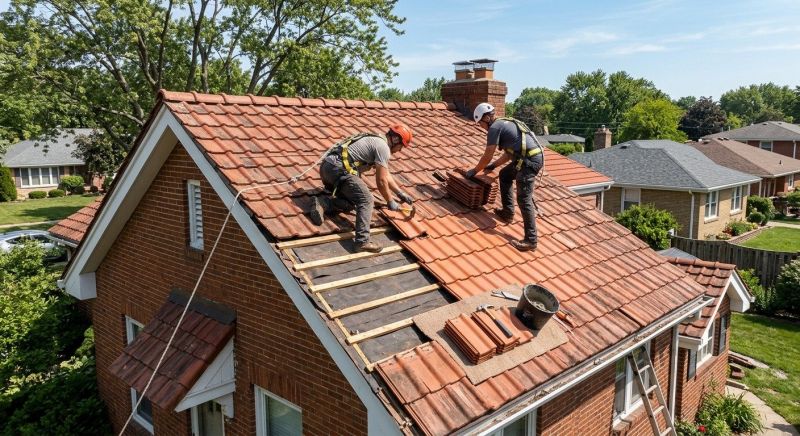 Tile Roof Repair in Albrightsville, PA