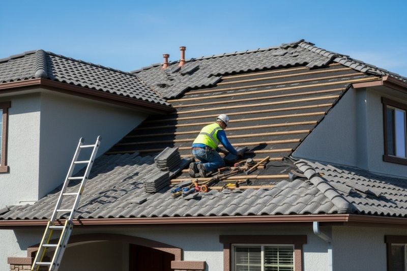 Tile Roof Repair in Dingmans Ferry, PA