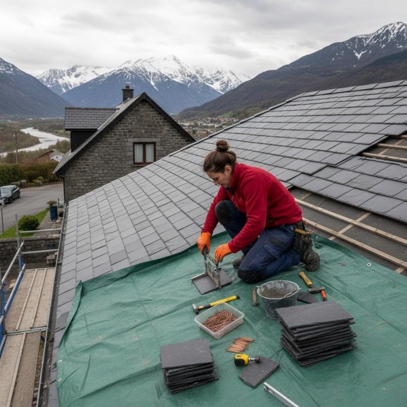 Tile Roof Repair in Newfoundland, PA