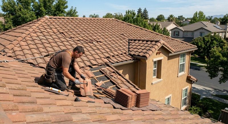Tile Roof Repair in Scotrun, PA
