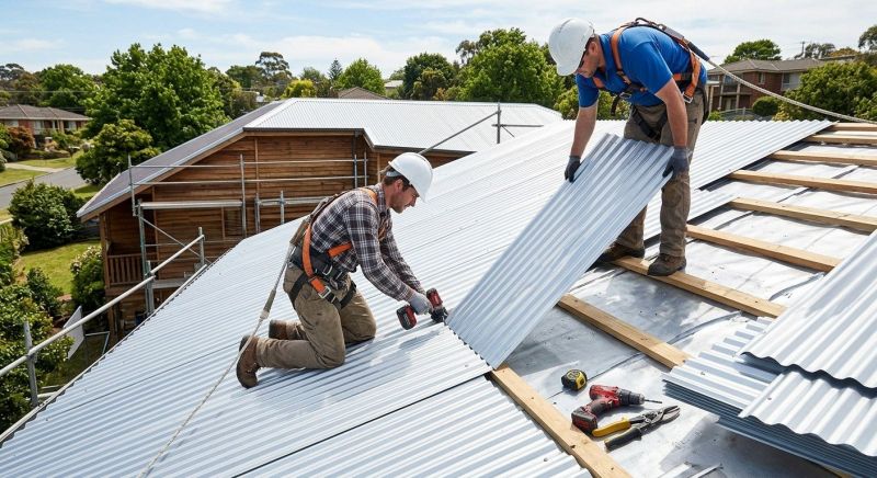 Tin Roof Installation in Long Pond, PA