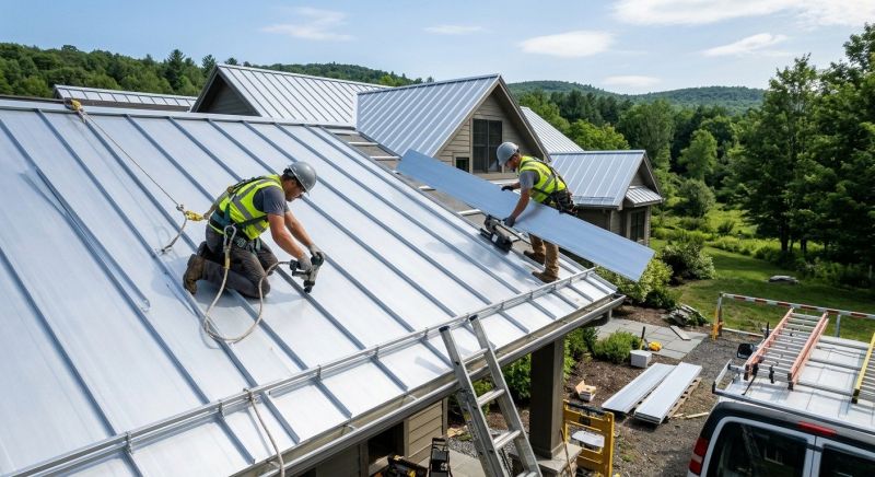 Tin Roof Installation in Long Pond, PA