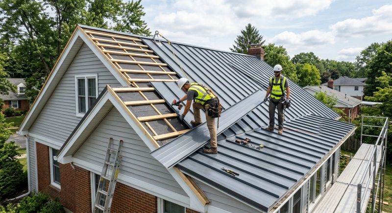 Tin Roof Installation in Tafton, PA