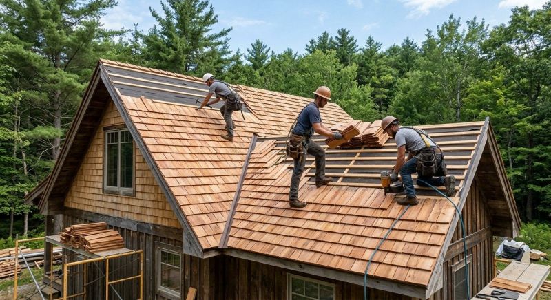 Wood Roofing Installation in Mount Bethel, PA