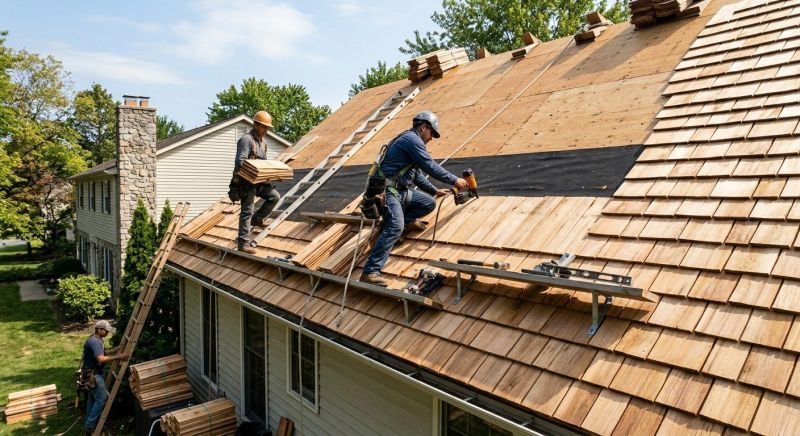 Wood Roofing Installation in Pocono Manor, PA