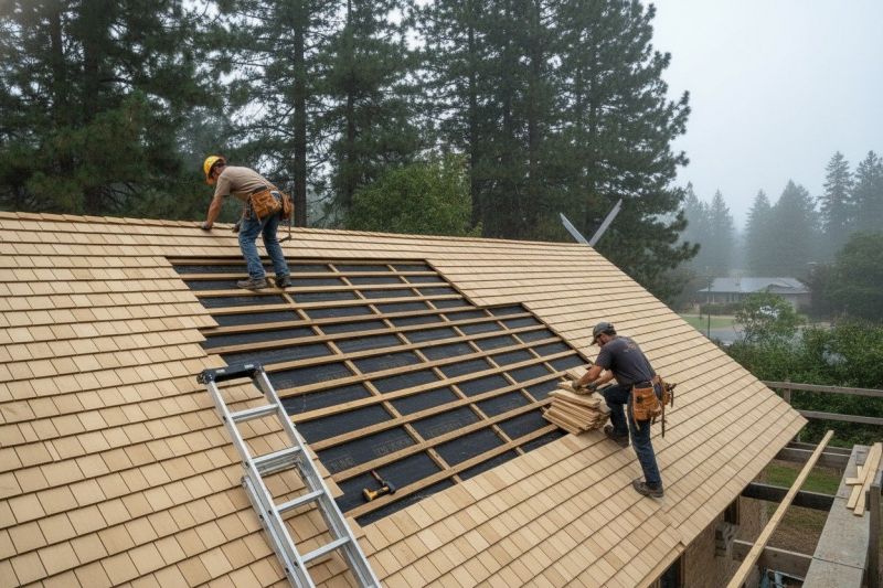 Wood Shake Roof Repair in Stroudsburg, PA