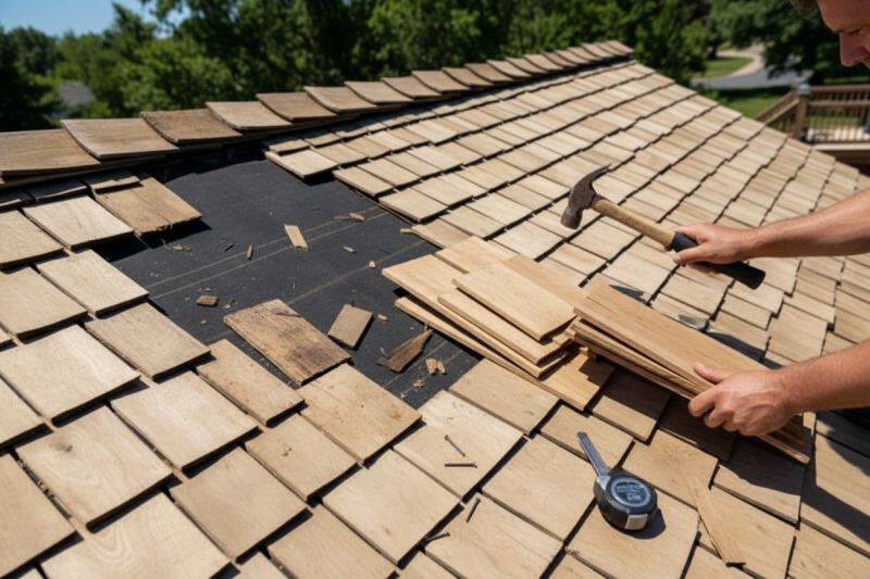 Wood Shake Roof Repair in Stroudsburg, PA
