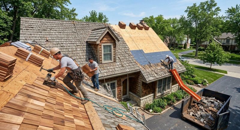 Wood Shake Roof Replacement in Pocono Manor, PA