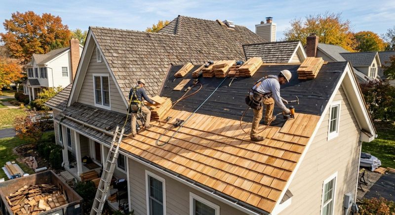 Wood Shake Roof Replacement in Tafton, PA