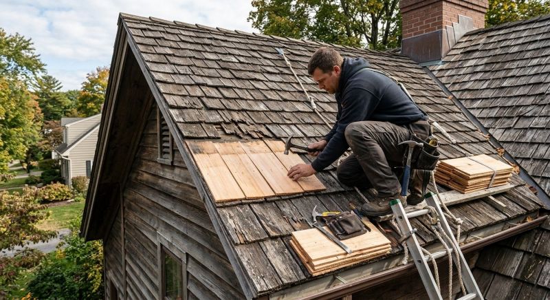 Wood Shingles Repair in Bushkill, PA